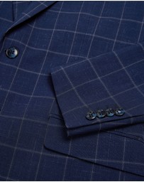 Politix - Sebastian Windowpane Check Tailored Jacket