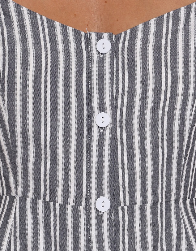 Petal & Pup - Reesa Playsuit - Smoke Stripe