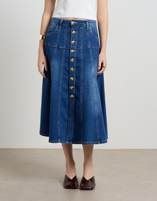 DRICOPER DENIM - Gabby Flare Skirt