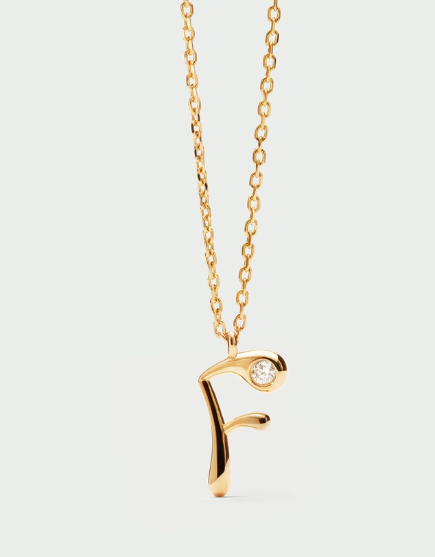 PDPAOLA - Initial 2026 F Pendant Necklace