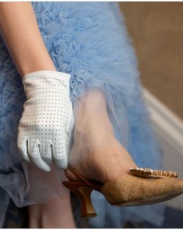 DENTS - Perforated Leather Gloves
