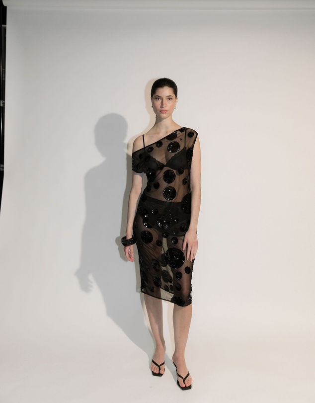 Lover - Alexis Sequin Midi Skirt