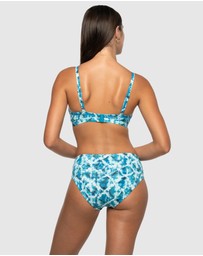 Nip Tuck Swim - Celestial Waters Brigitte Ruched Bikini Pant