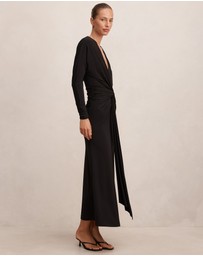 Forever New - Solana Draped Front Tie Maxi Dress