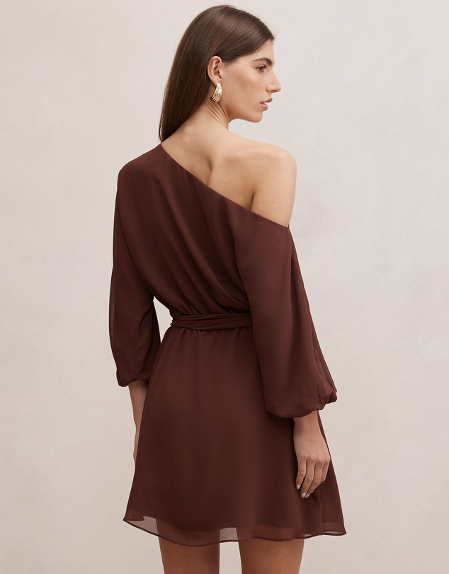 Forever New - Samantha Tipped Draped Mini Dress