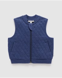 Purebaby - Quilted Vest -Kids-Babies