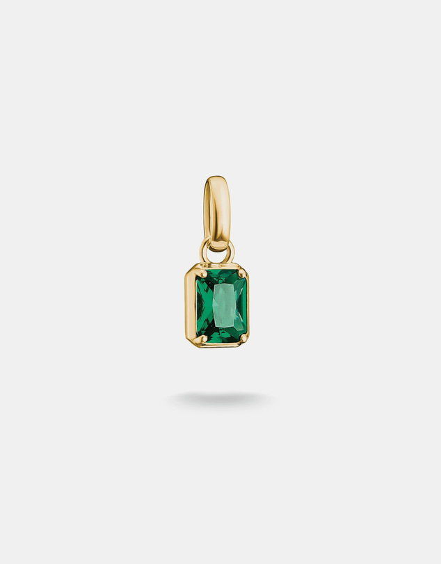 THOMAS SABO - Gold-Plated May Birthstone Charm