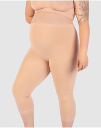 B Free Intimate Apparel - Maternity Anti Chafing High Rise 3/4 Cotton Rich Leggings