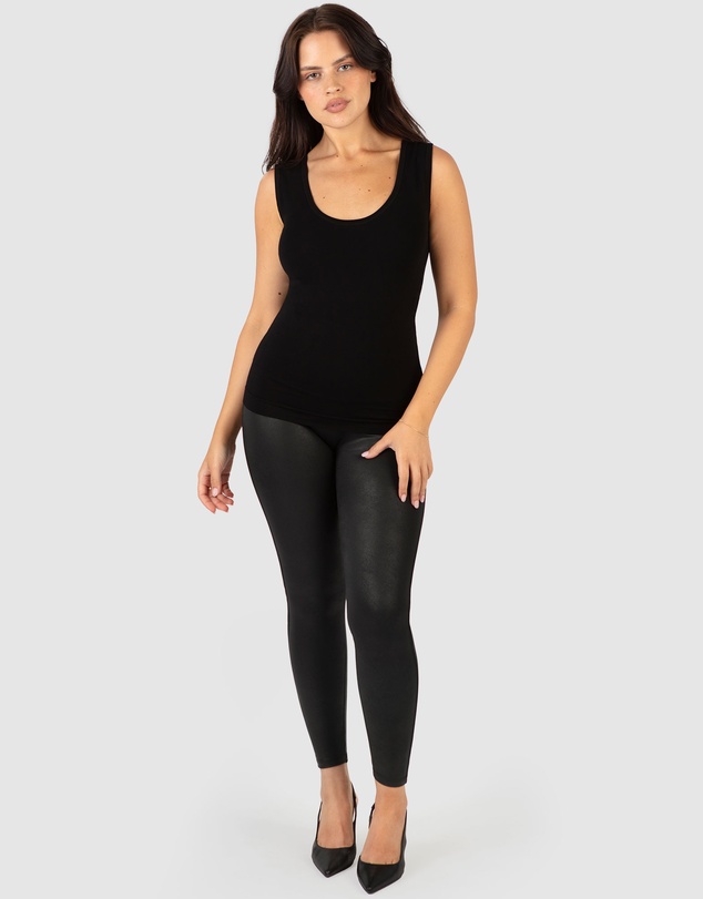 B Free Intimate Apparel - Faux Leather Leggings