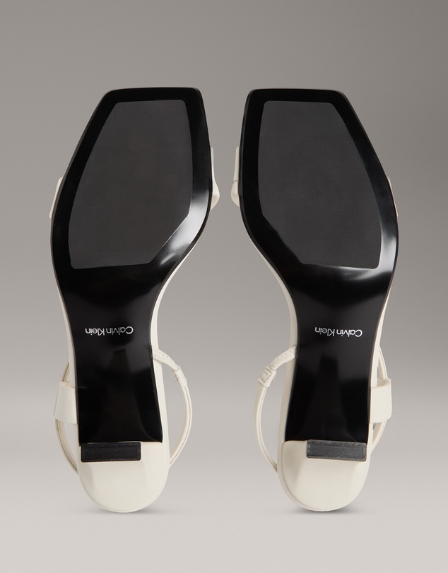 Calvin Klein - Leather Heeled Sandals