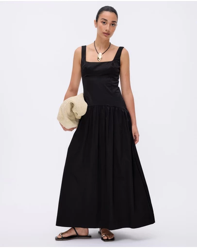 Minima Esenciales - Zuri Cotton Midi Dress