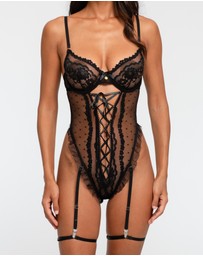 One Empire - Carmen Black Bodysuit