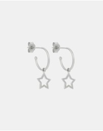 Karen Walker - Star Hoop Earrings