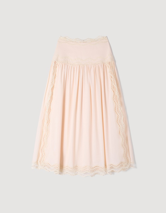 Sandro - Brune Asie Skirt