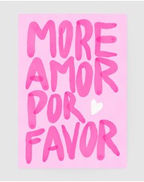 Inka Arthouse - More Amor Pink Art Print