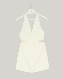 Revibe - Repaired MISHA The Wander Twill Mini Dress - AU 10