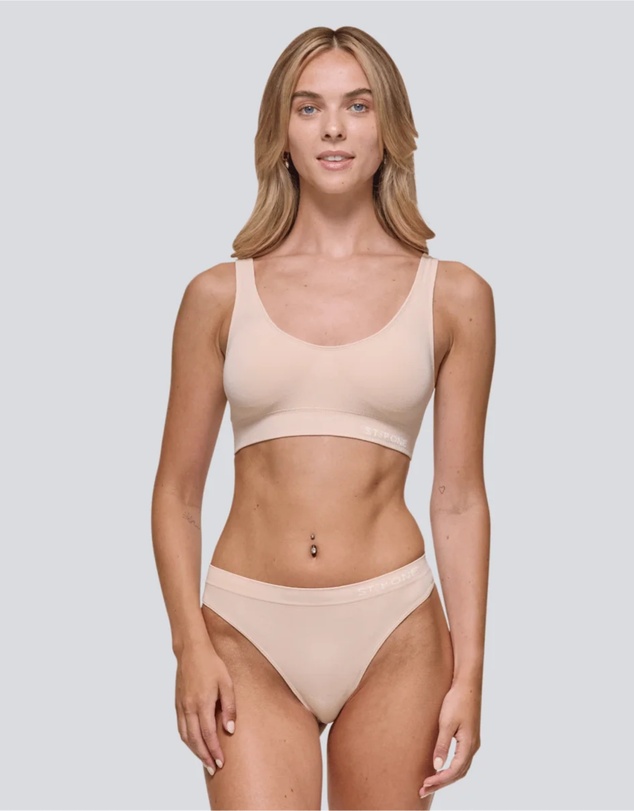 STEP ONE - Women's SmoothFit Padded Bra - Light Beige
