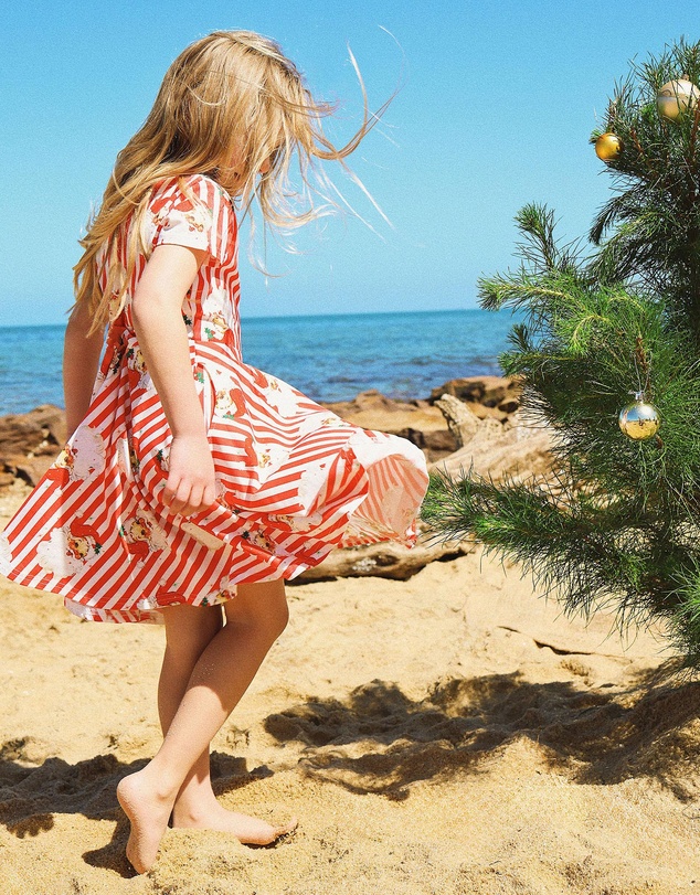 Rock Your Kid - Christmas Waisted Dress - Kids