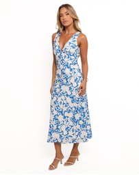 Petal & Pup - Caia Maxi Dress - Blue Floral