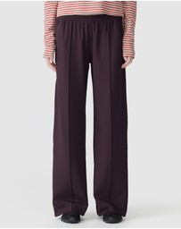 Bassike - Wide Leg Athletic Tape Pants