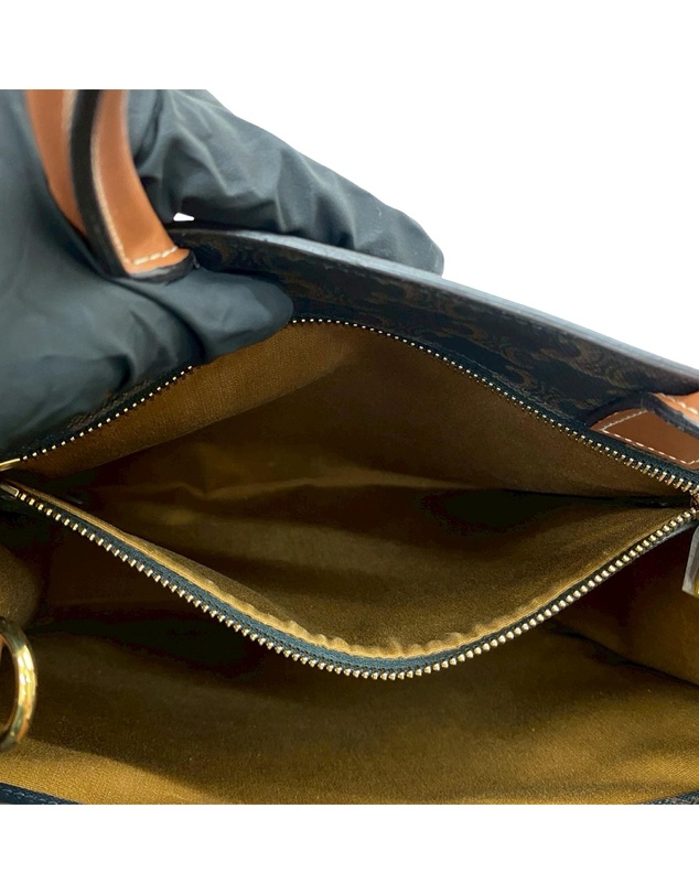 Pre-Loved by Azura Reborn - Pre-Loved Small Triomphe Coated Canvas Vertical Cabas Tote