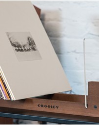 Victrola - Victrola Eastwood II Turntable - Black + Bundled Crosley Record Storage Display Stand