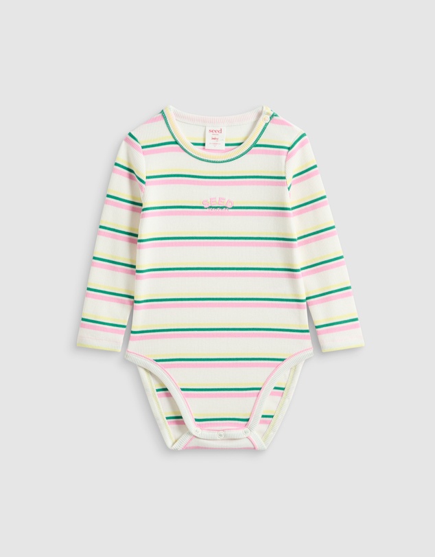 Seed Heritage - Stripe Rib Bodysuit