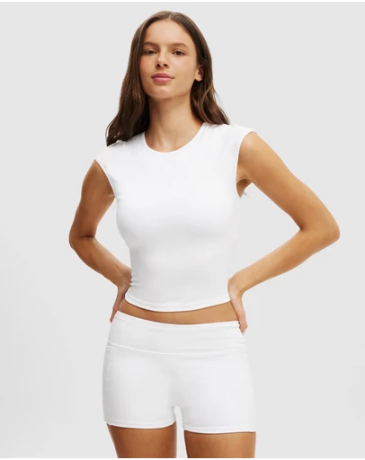 Cotton On Body Active - Ultra Soft Capped Sleeve Tee
