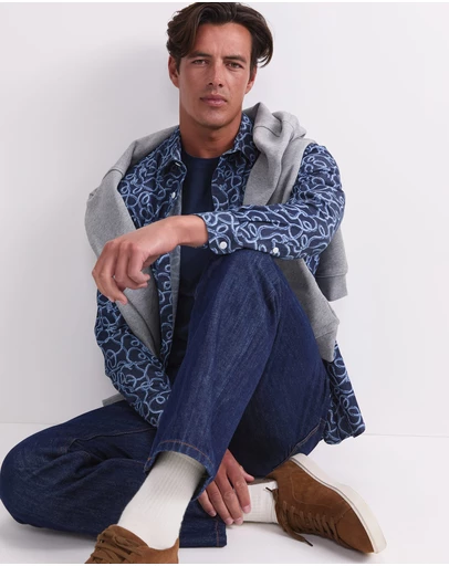 Sportscraft - Rope Long Sleeve Print Shirt
