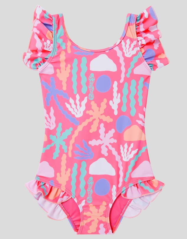 Boardies - Boardies Palm Springs Little Girls Ruffles Swimsuit