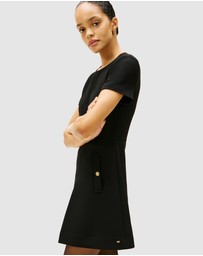 Tommy Hilfiger - Button Pocket Mini Shift Dress
