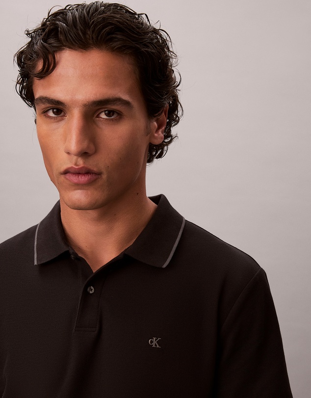 Calvin Klein - Refined Pique Tipped Polo Shirt