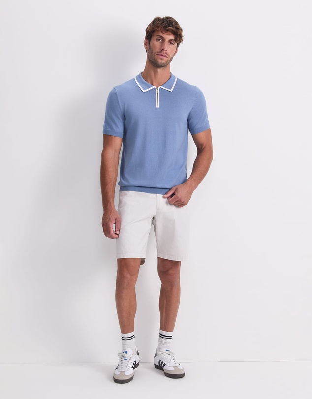 Sportscraft - Brookes 1/4 Zip Knit Polo