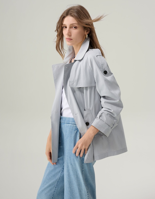 IDA+S - Samantha Short Trench Coat