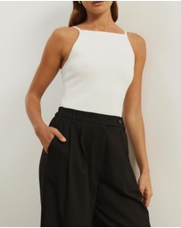 Atmos&Here - Agnes Pleated Tailored Pants