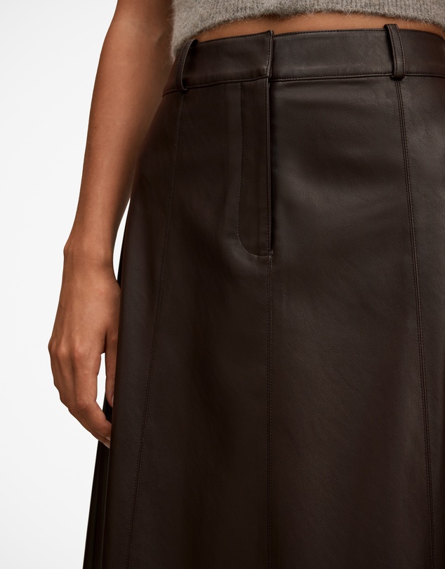 Forever New - Isla Vegan Leather Midi Skirt