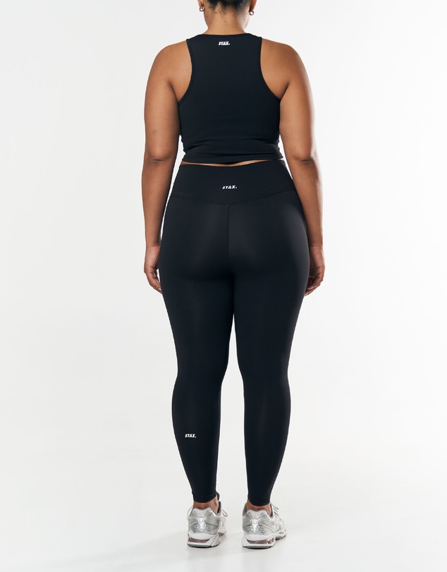 STAX. - Cropped Tank  NANDEX™ - Black 
