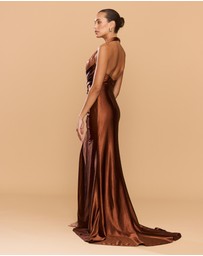 CATHERINE FERRARO - Zenia Halter Gown