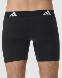 adidas Sportswear - 3 Pack Active Flex Cotton Boxer Brief Underwear