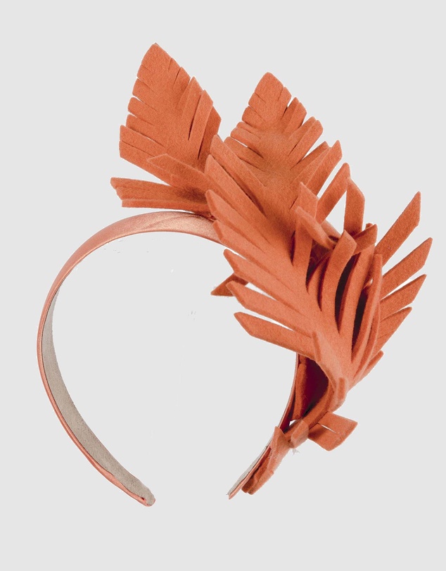 Max Alexander - Felt Leaf Fascinator