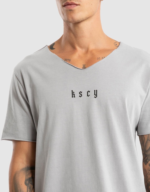 Kiss Chacey - Made Of Iron Raw Neck Tee