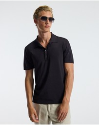 Calibre - Shiny Rayon Polo Currant