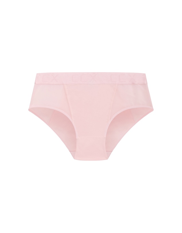 City Chic - Plus size Signature Hi Brief - pink icing