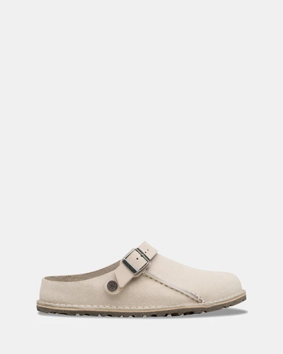Birkenstock - Lutry Oyster Suede Leather Regular - Unisex