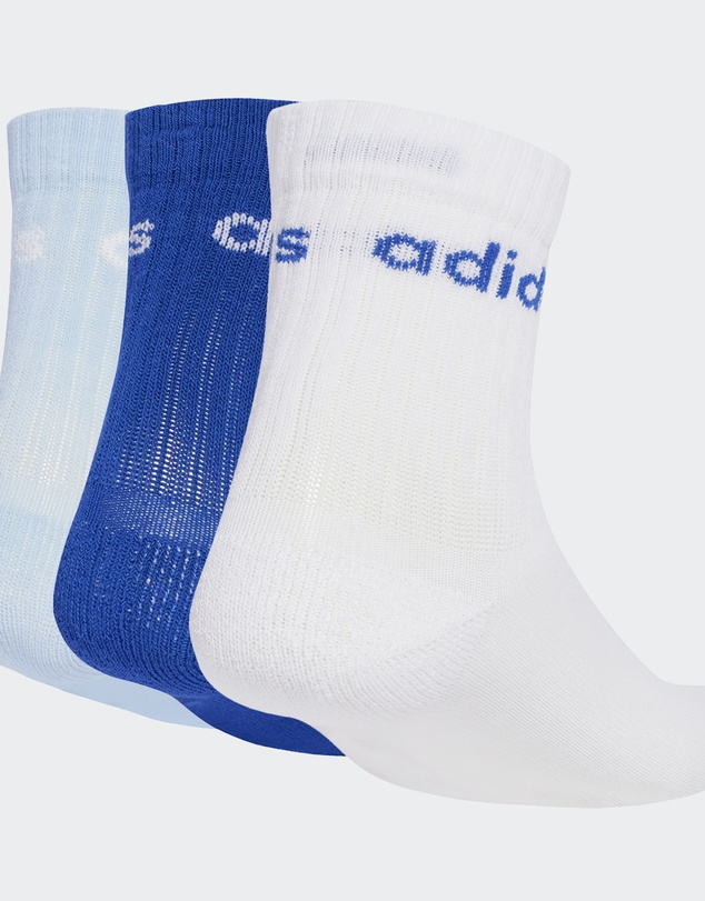 adidas Performance - Linear Kids Crew 3 Pairs Per Pack Socks