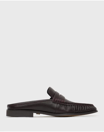 Betts - Harlow Leather Mule Loafers