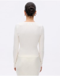 Minima Esenciales - Wren Merino Wool Rib Knit Top