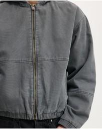 Cotton On - Cropped Hooded Bomber