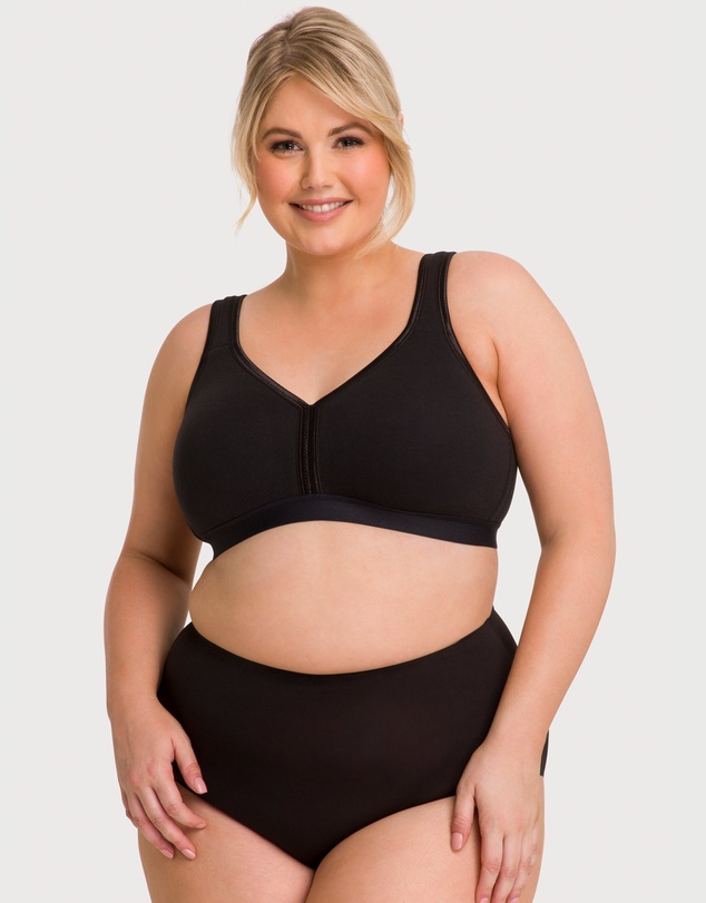 Ava & Audrey  - Ava & Audrey Faye Cotton Wire-free Support Bra