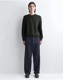 COS - Contrast-Tipped Crew-Neck Jumper